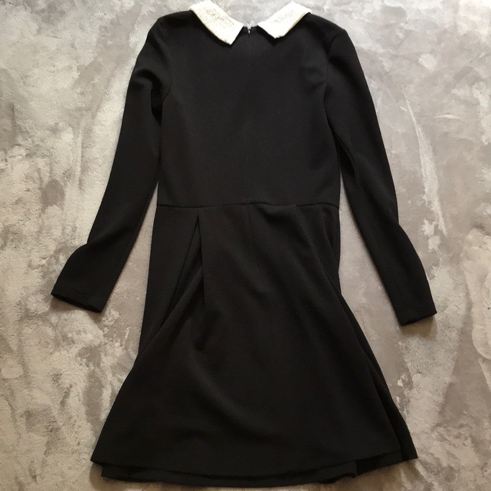 Saks Fifth Avenue Peter Pan Pearl Collar Dress - Picture 5 of 5
